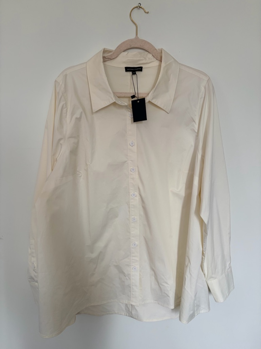 Universal Standards Oversized Cotton Button-down Shirt - Medium